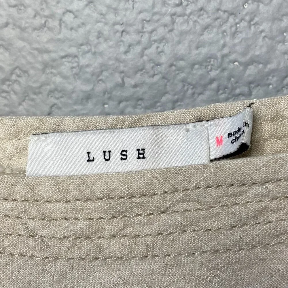 Lush Linen Blend Dress - Picture 4 of 6